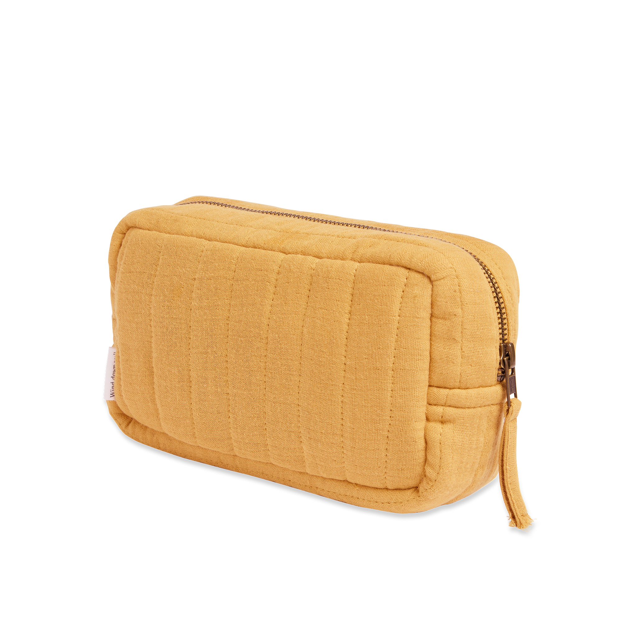 The Dream Cotton Make-Up Bag - Ochre