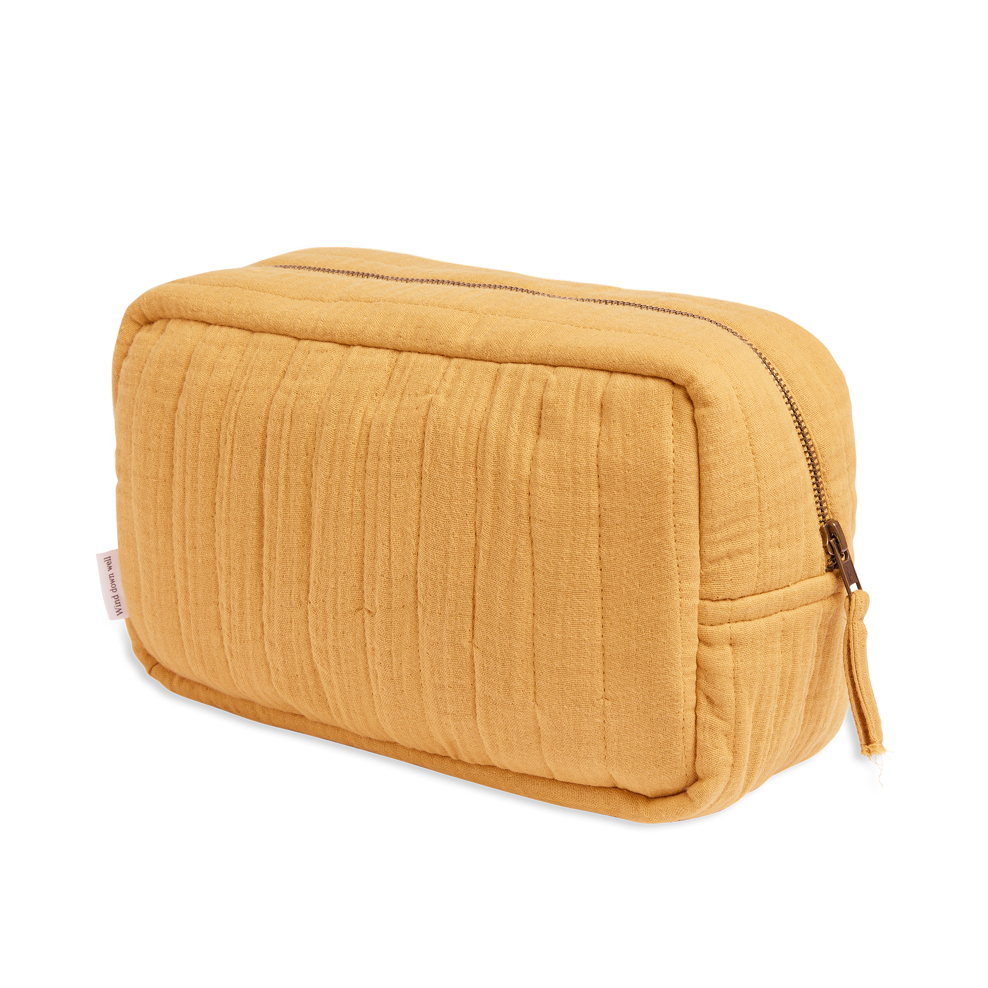 The Dream Cotton Wash Bag - Ochre