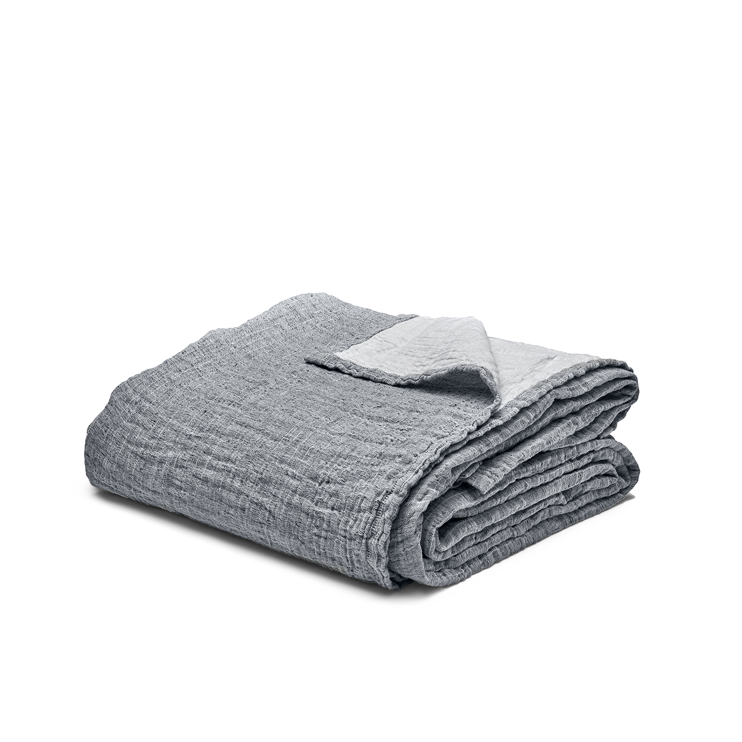 The Linen & Cotton Throw - Ink