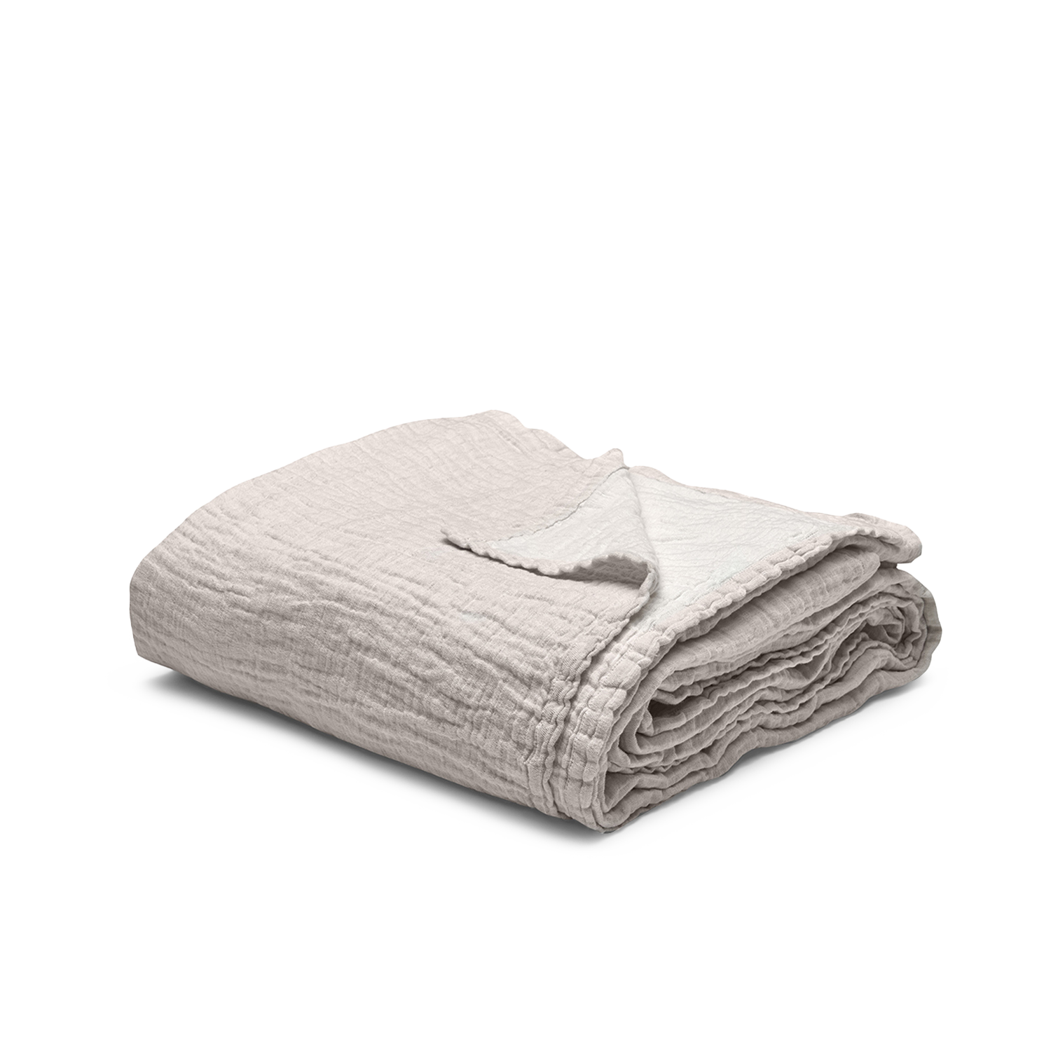 The Linen & Cotton Throw - Rose