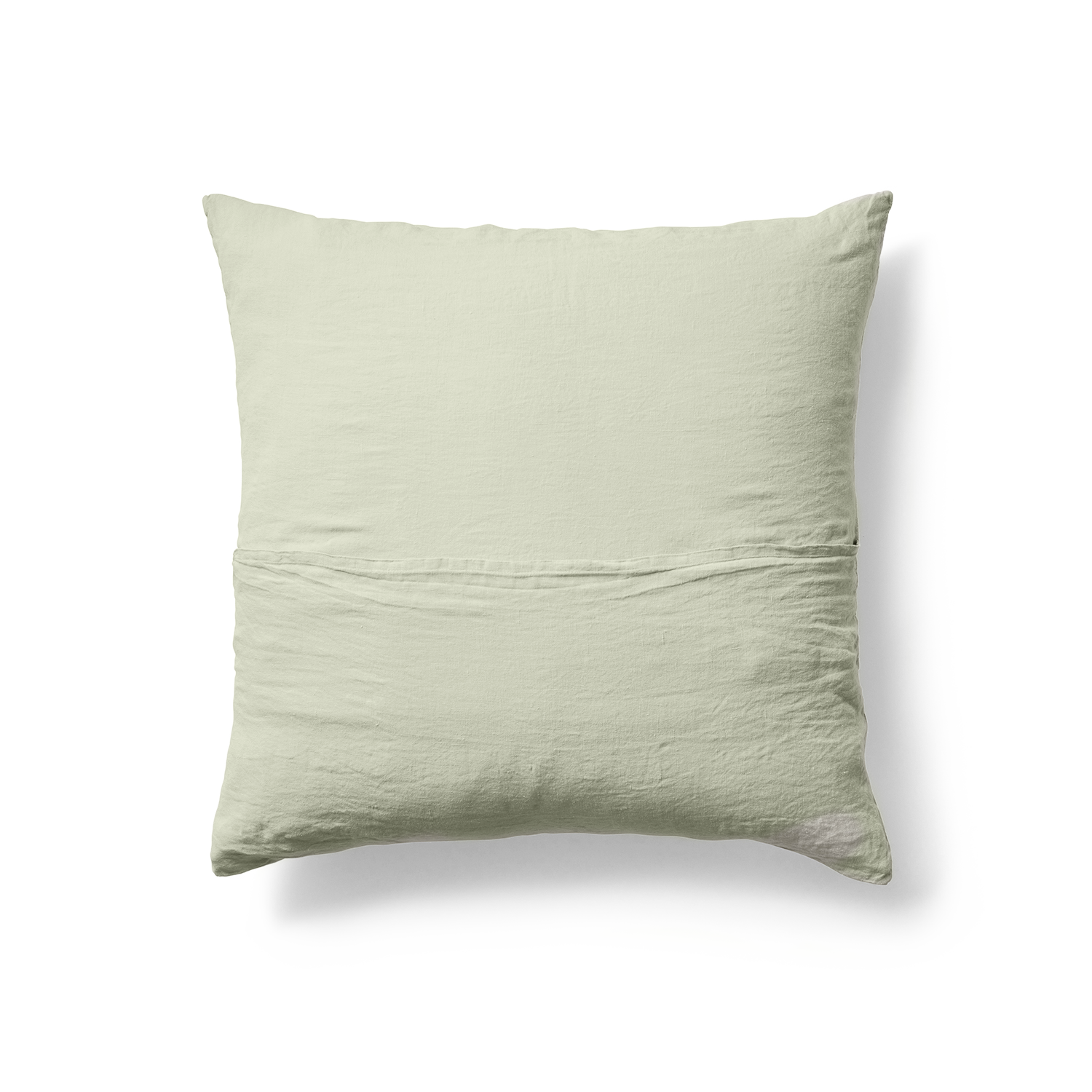 Linen Square Pillowcase Pair - Sage