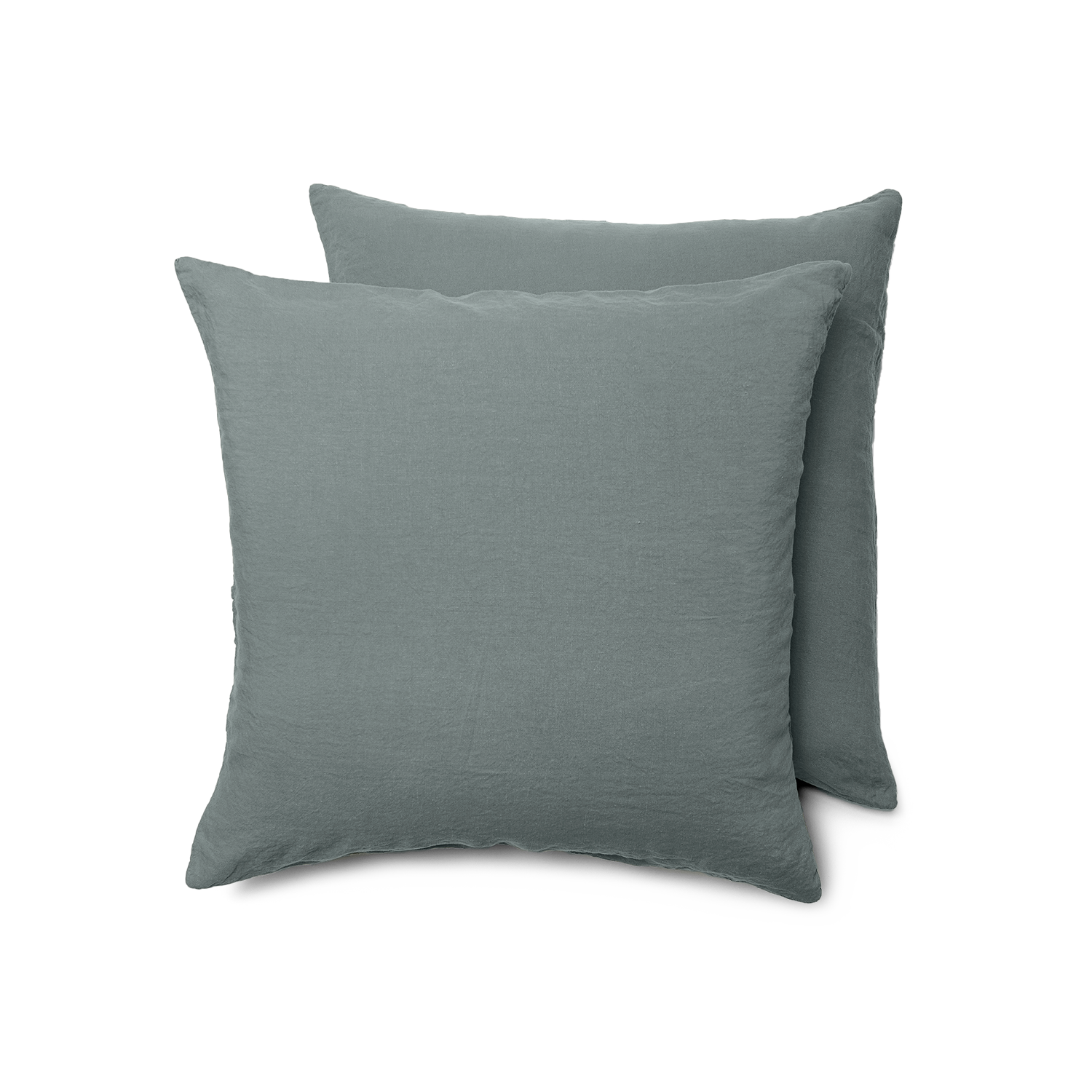 Linen Square Pillowcase Pair - Sea