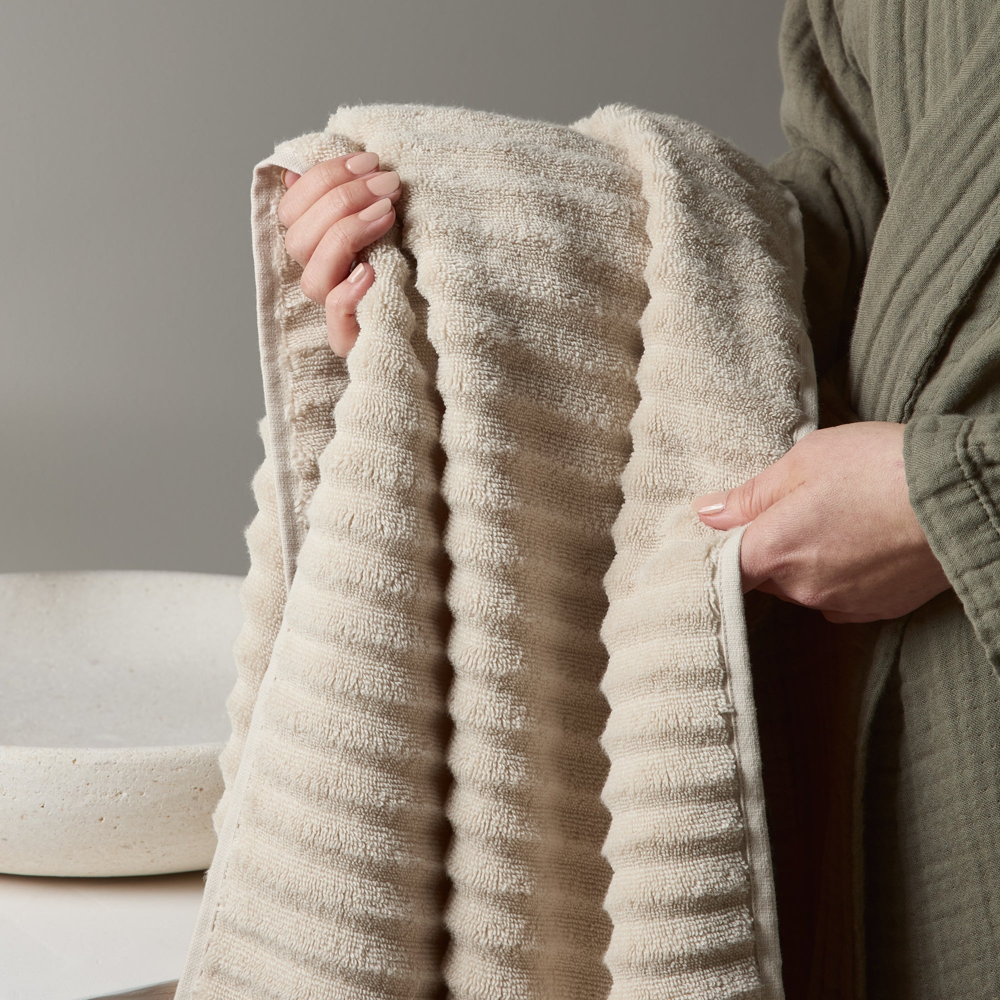 The Ripple Towel - Fawn