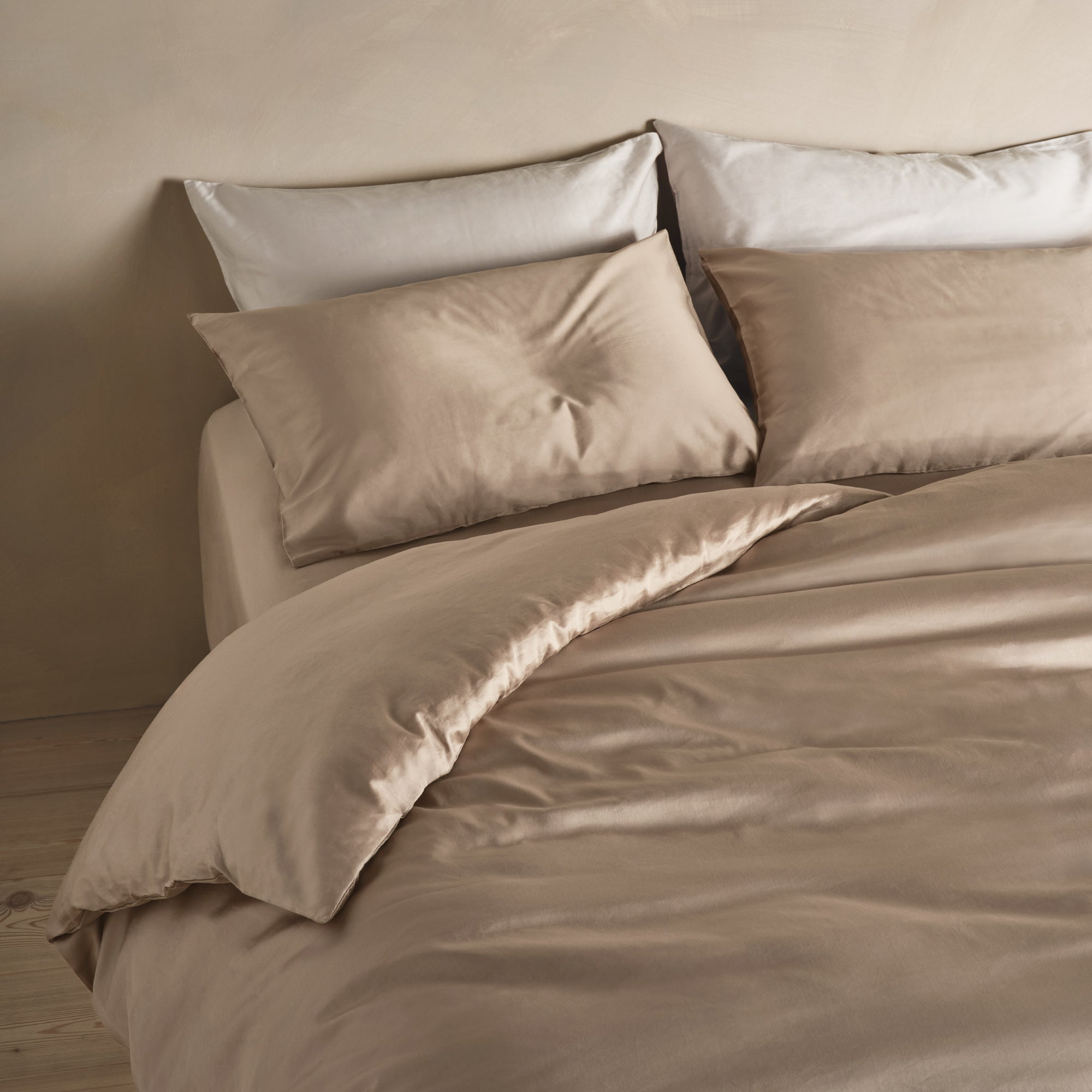 Luxe Cotton Duvet Cover - Latte