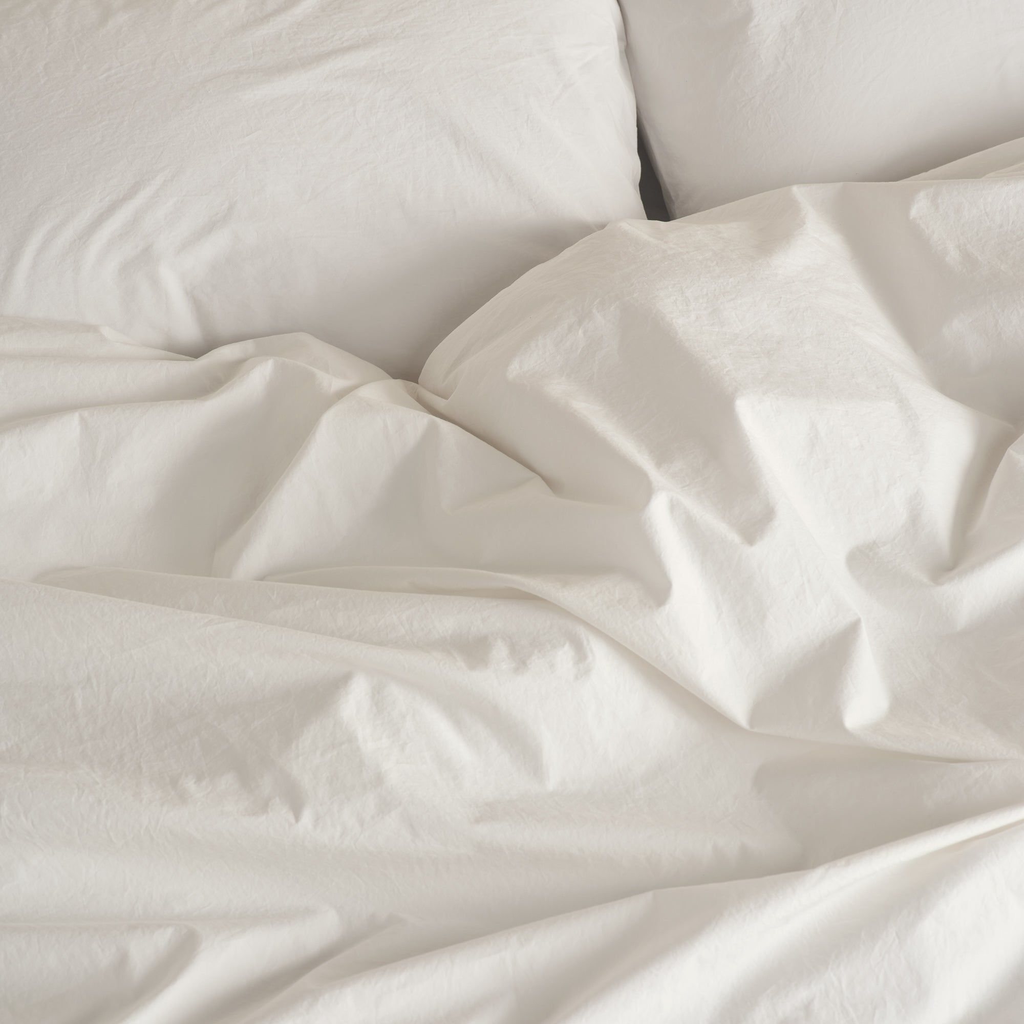 Relaxed Cotton Duvet Cover - Cloud