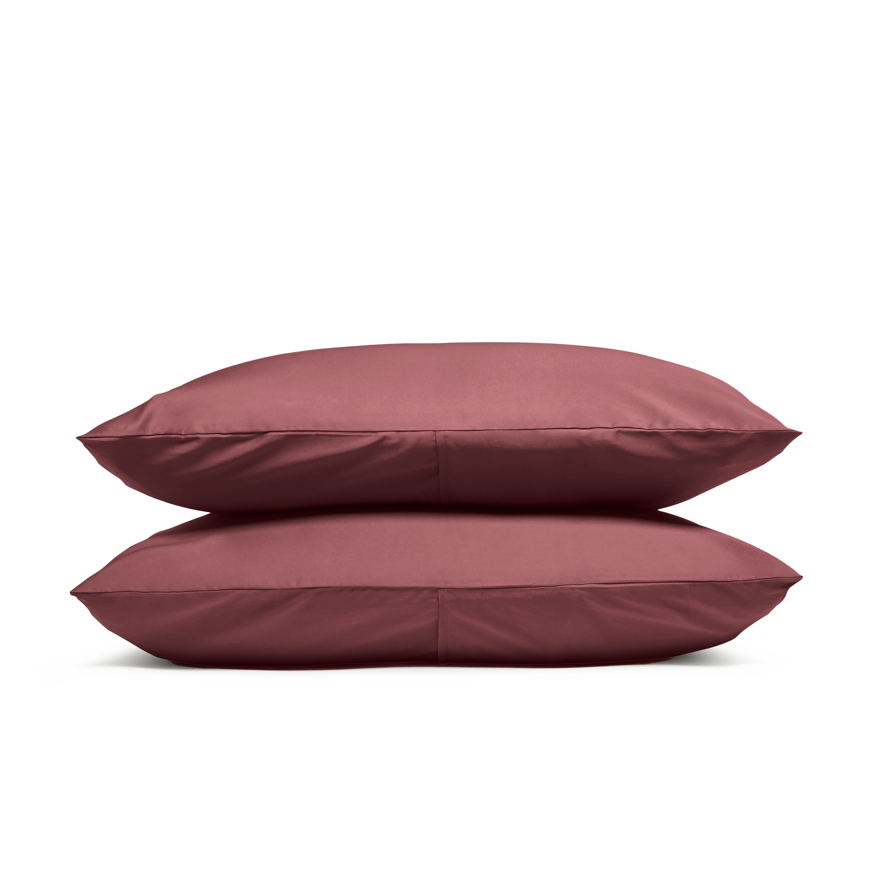 Luxe Cotton Pillowcase Pair - Wine