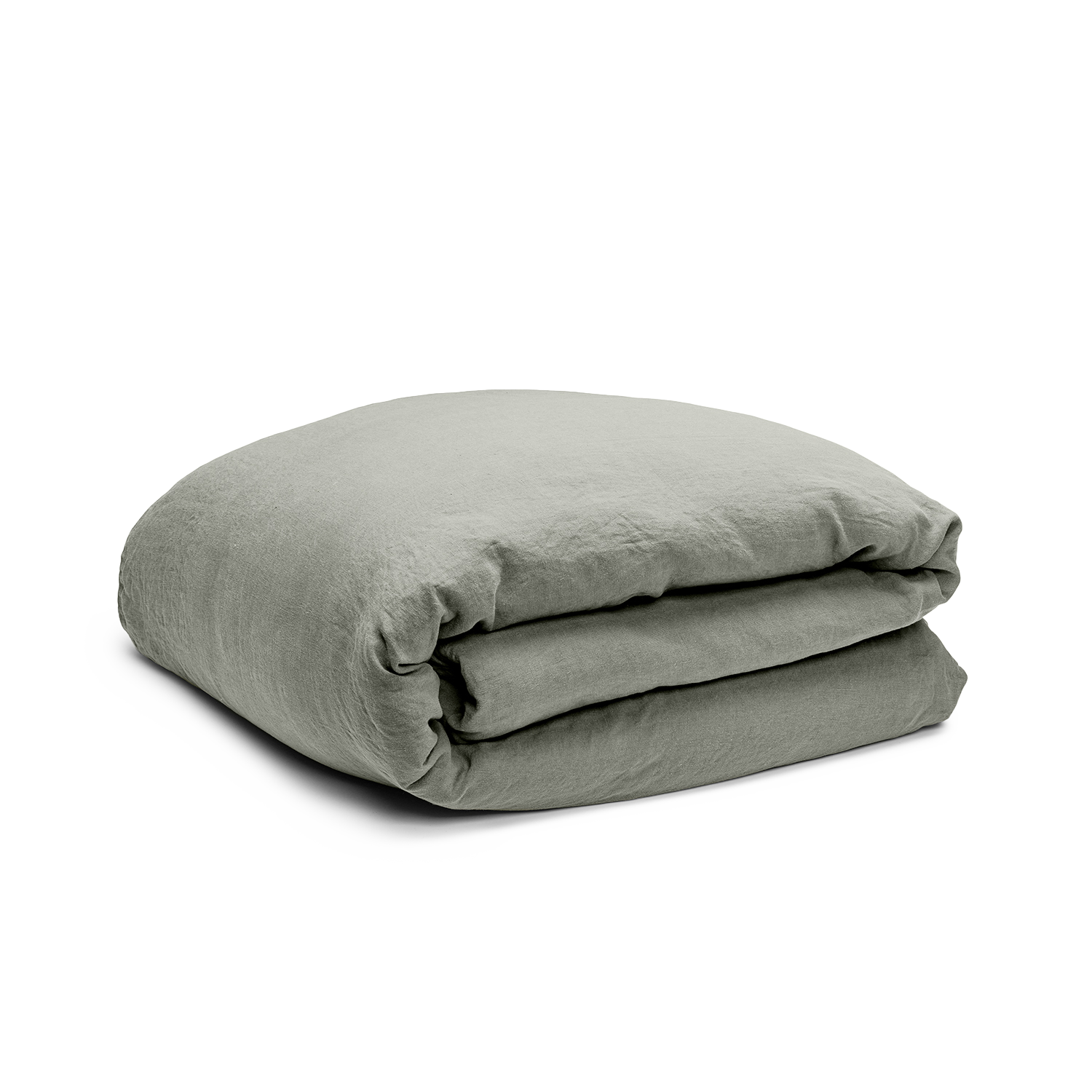 Linen Duvet Cover, Moss