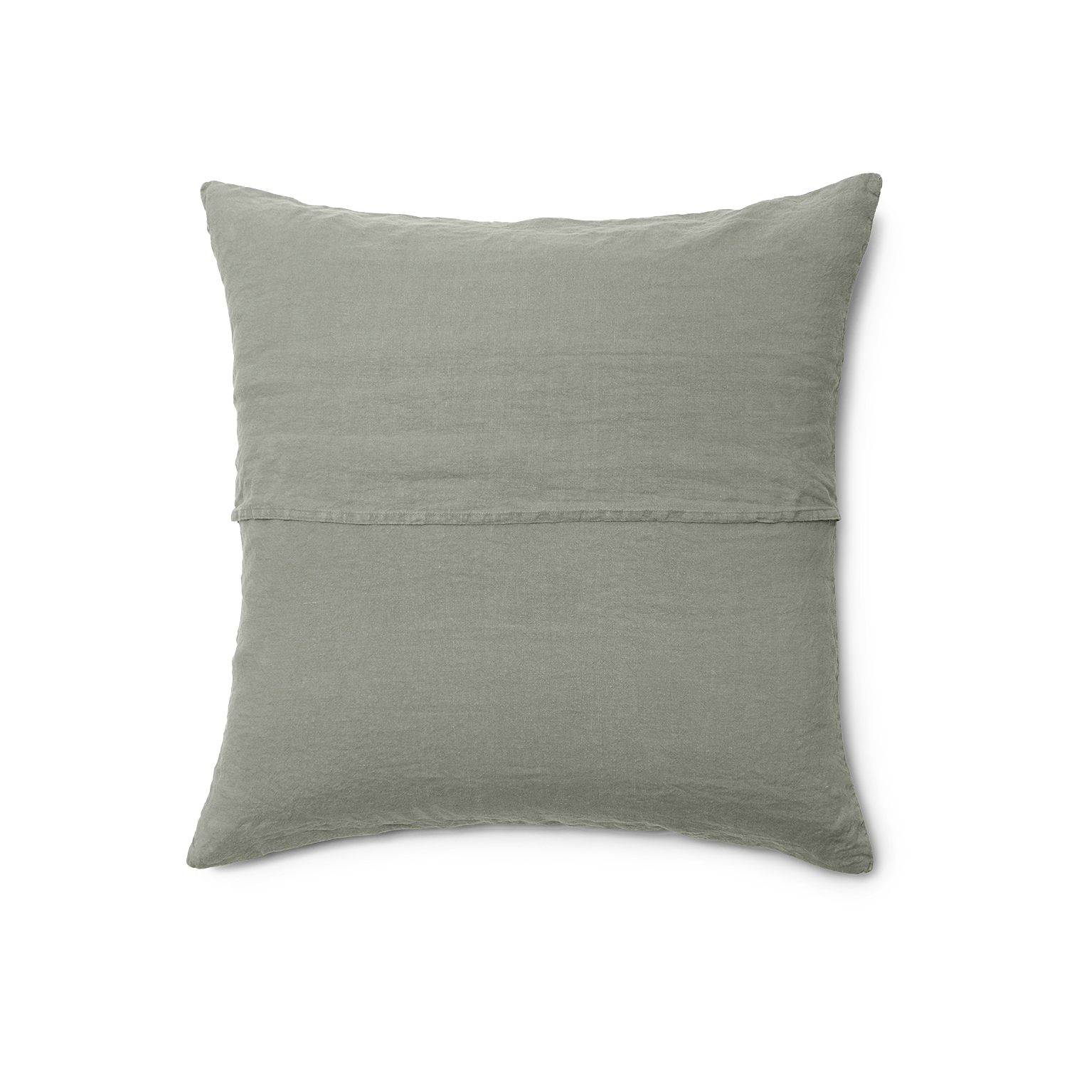 Linen Square Pillowcase Pair - Moss