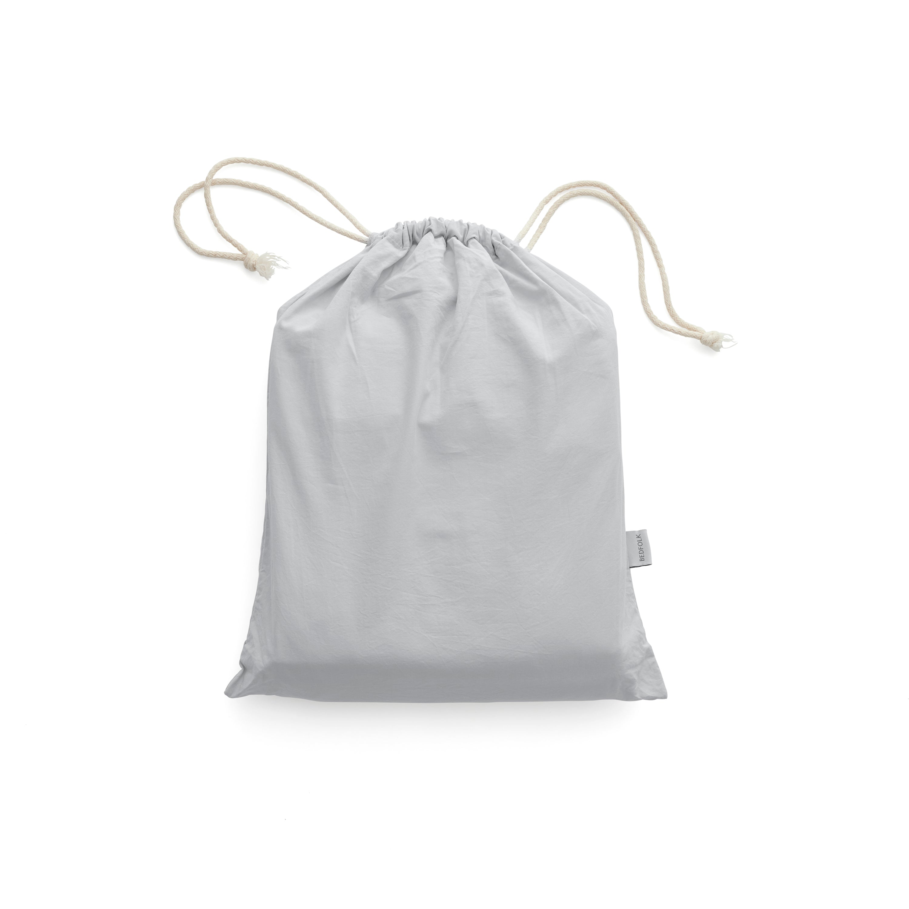 Relaxed Cotton Storage Bag - Dove