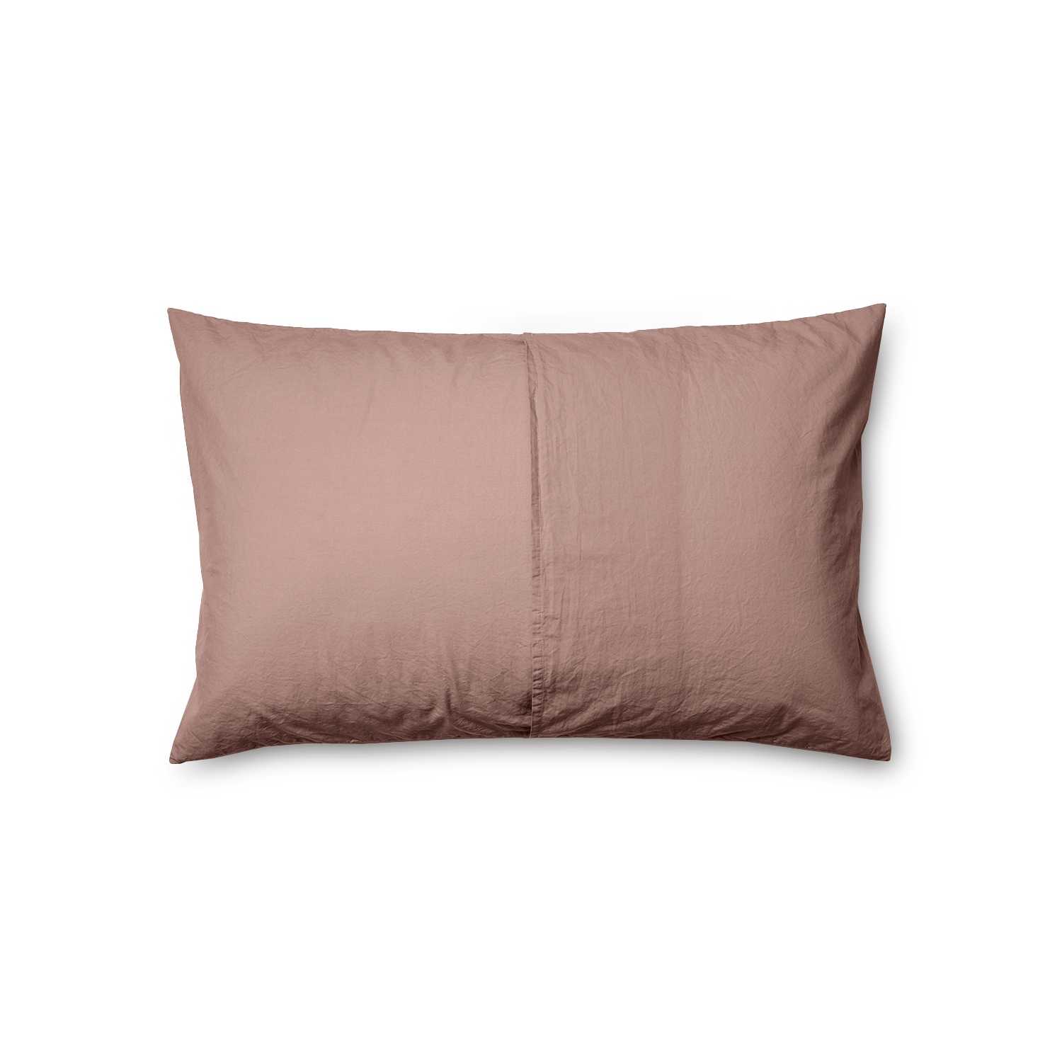 Relaxed Cotton Pillowcase Pair - Rust