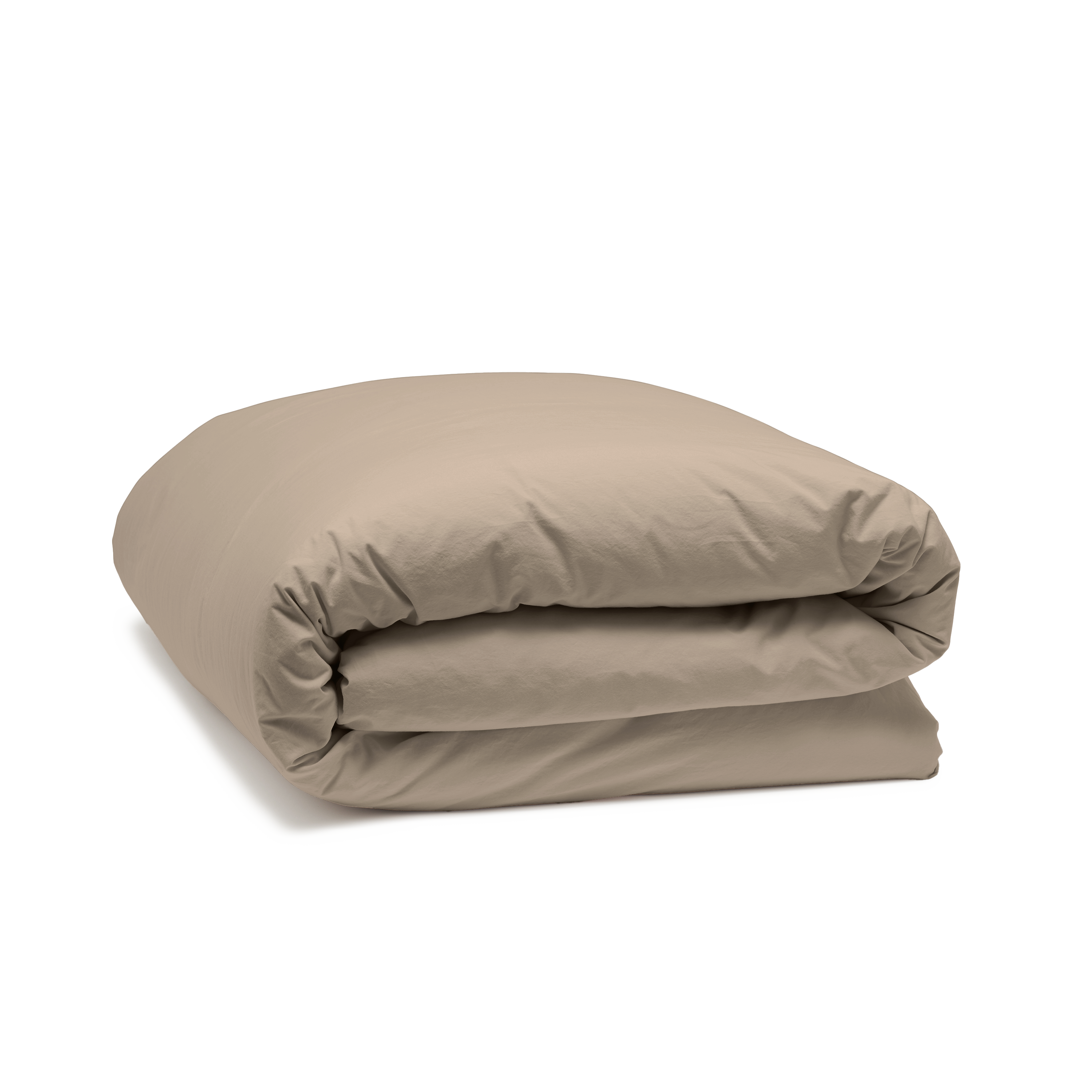 Relaxed Cotton Duvet Cover - Latte
