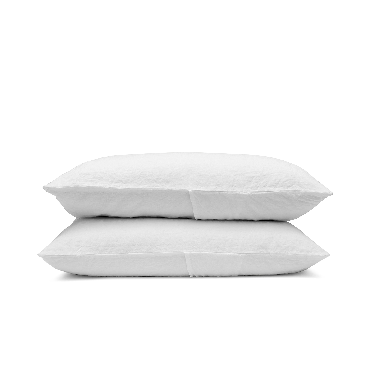 Linen Pillowcase Pair - Snow