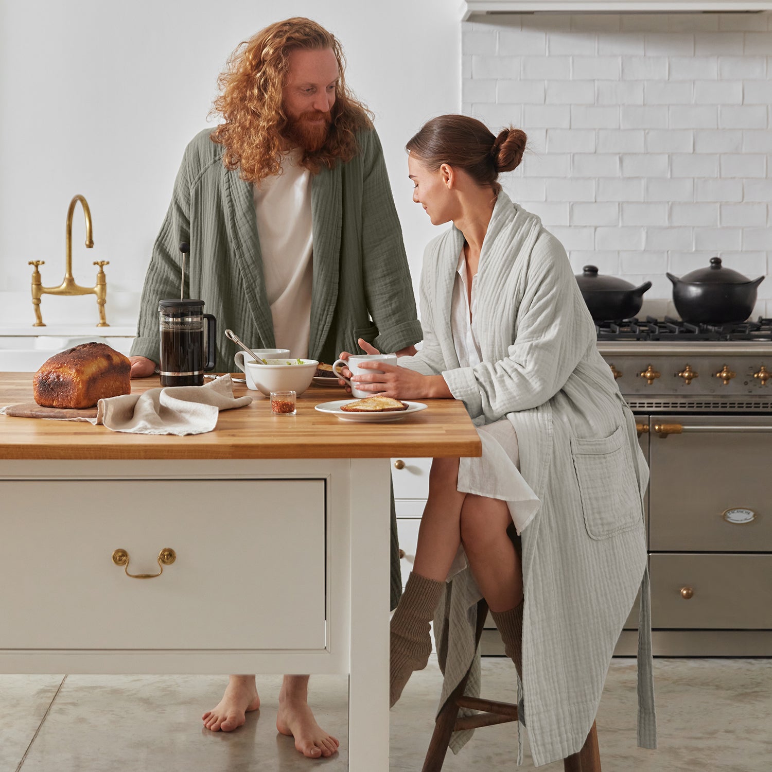 The Dream Cotton Robe by Bedfolk